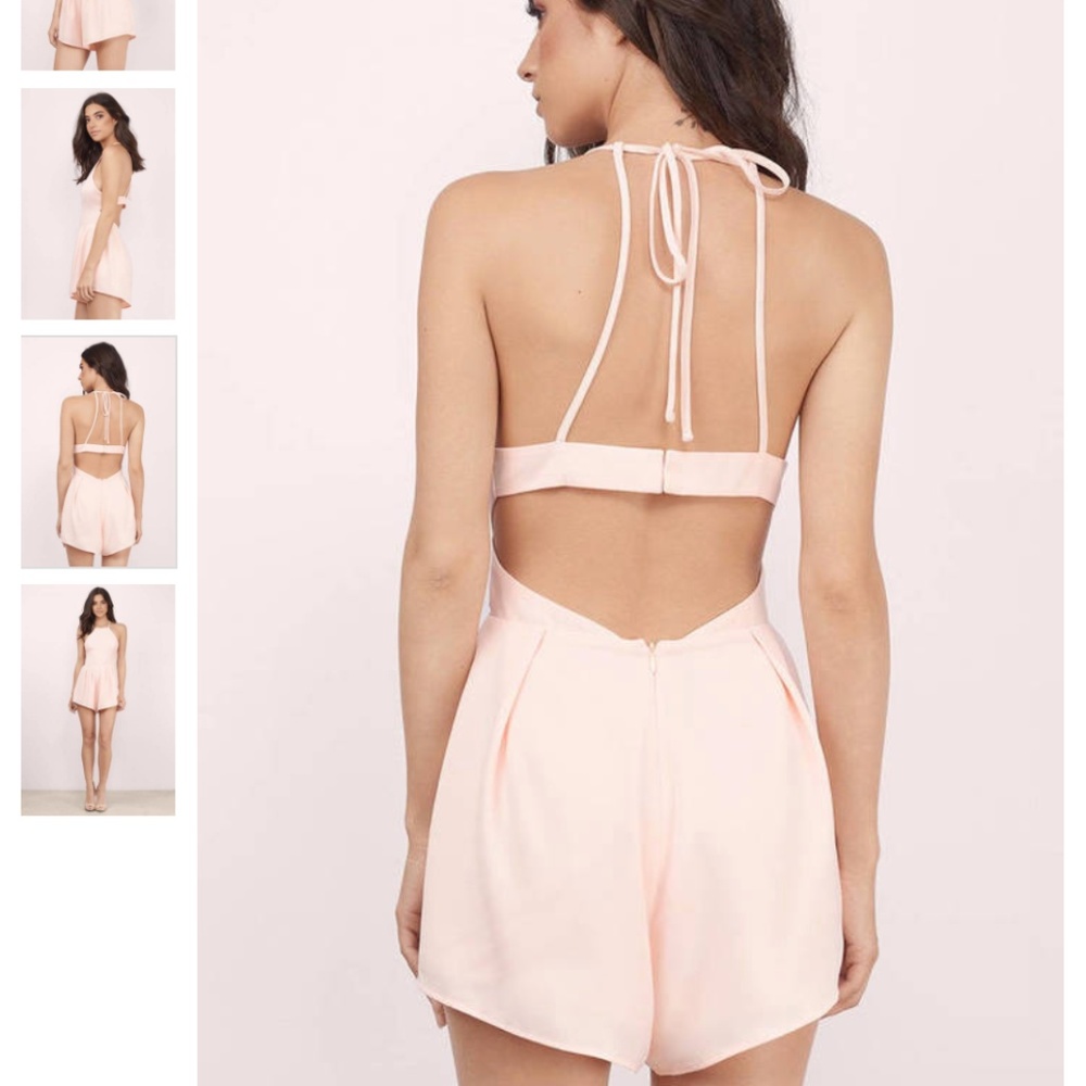 Tobi Analee Peach Romper